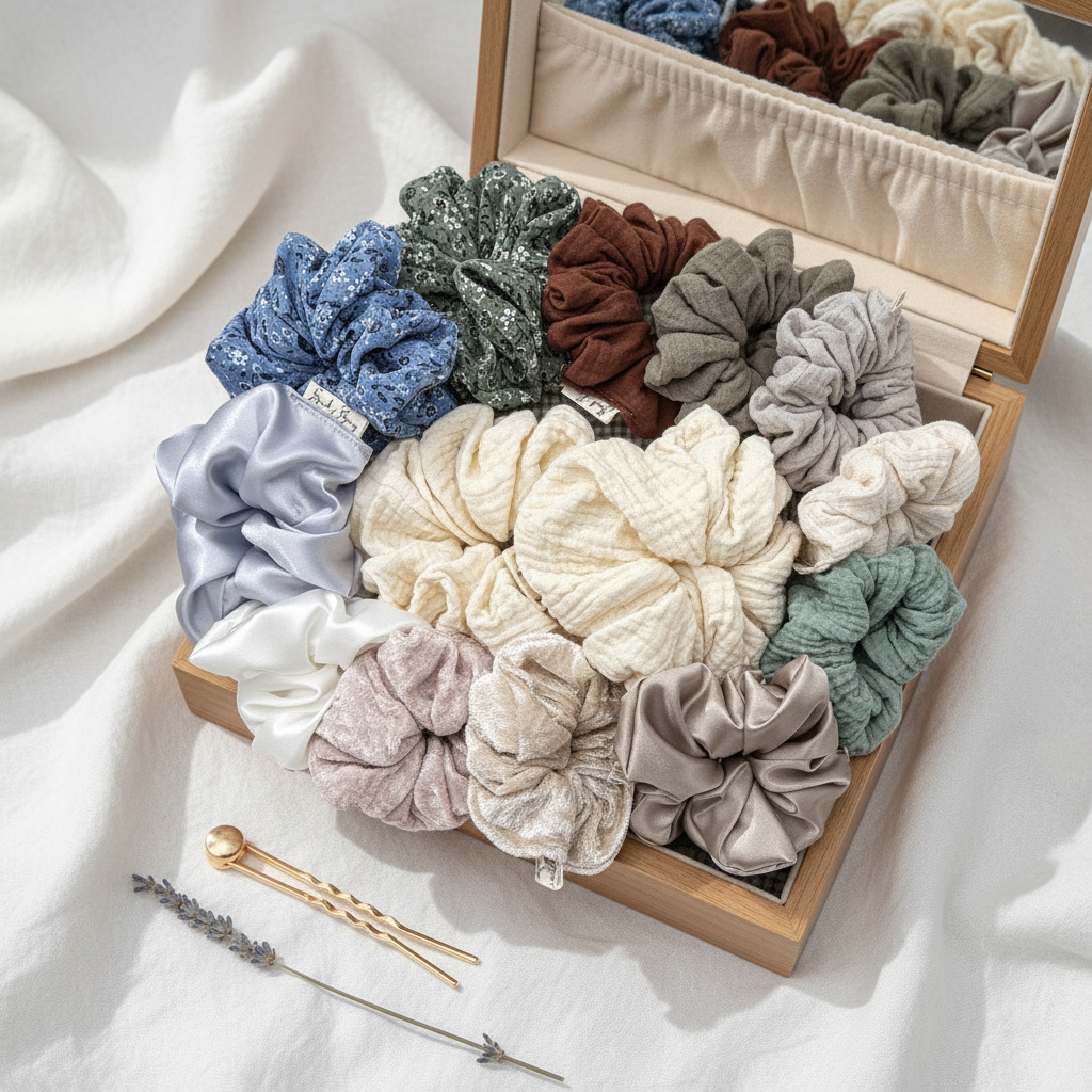 Luxe Scrunchies: Hair Accessories