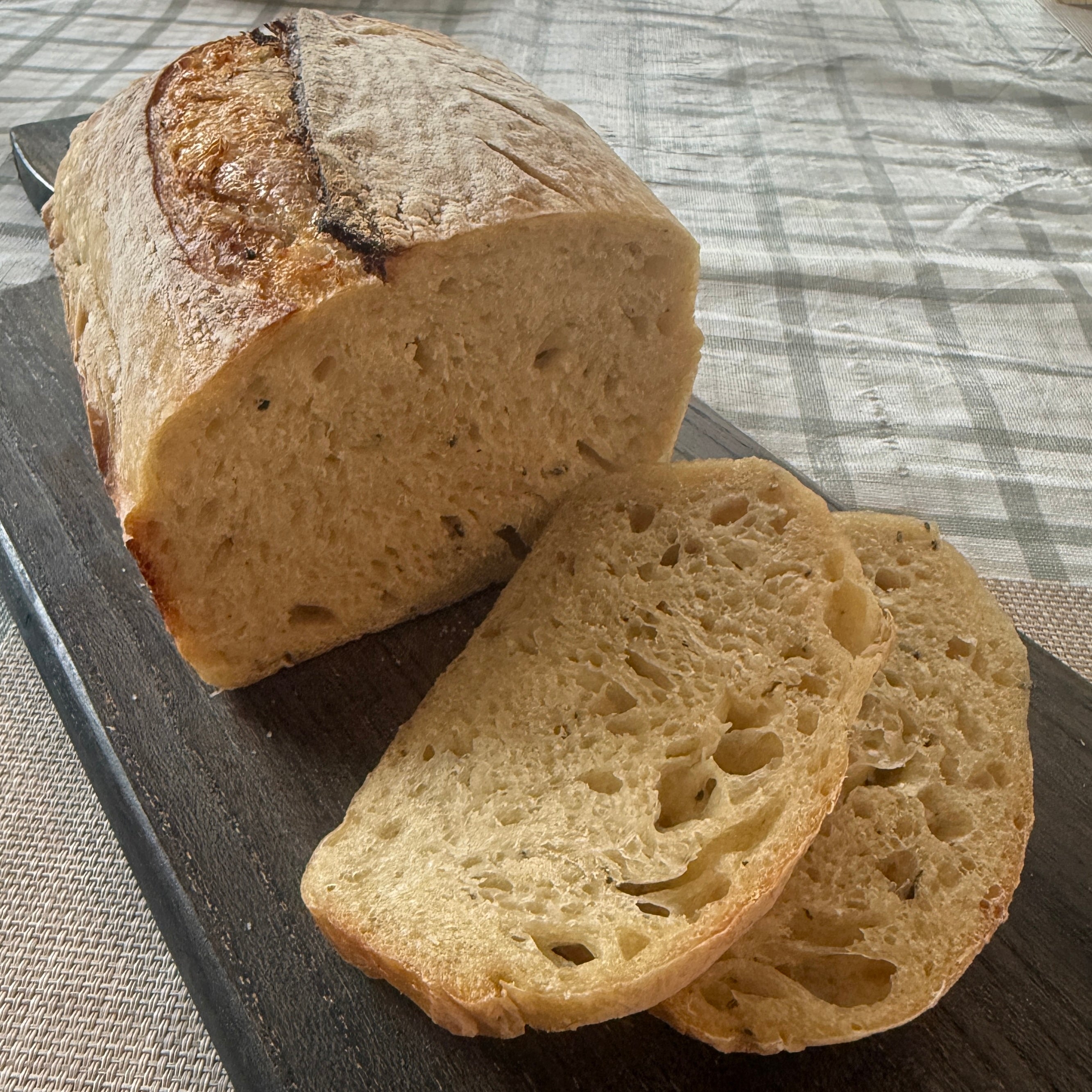 Roasted Garlic & Rosemary Sourdough
